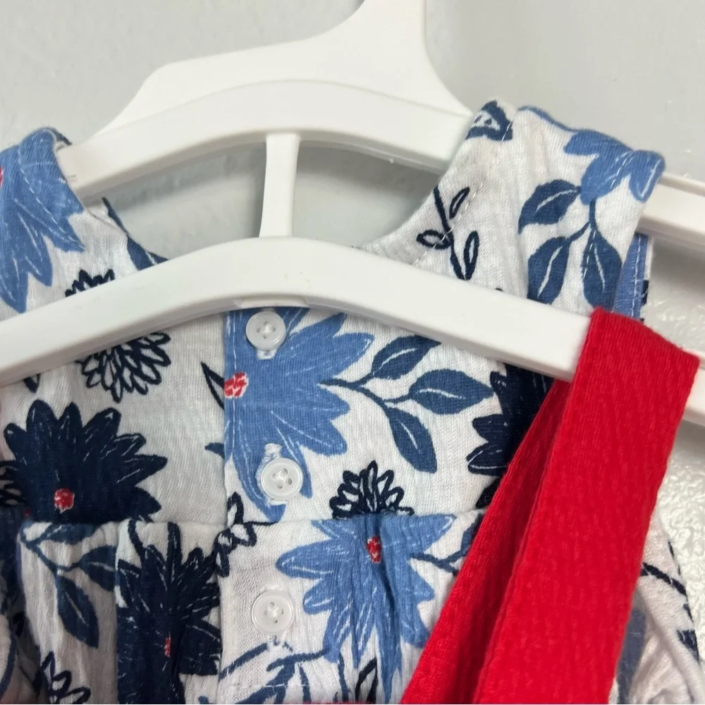 NWT Carter’s Just one you baby girls 2pk floral‎ dress romper red/blue